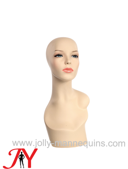 Jolly mannequins make up skin color mannequin display head JY-H3