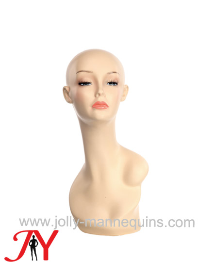Jolly mannequins make up skin color mannequin display head JY-H7