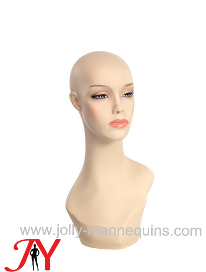 Jolly mannequins make up skin color mannequin display head JY-H8