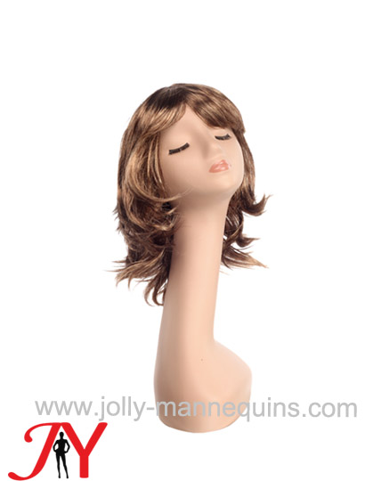 Jolly mannequins beautiful naturl curly long hair WIG-106A