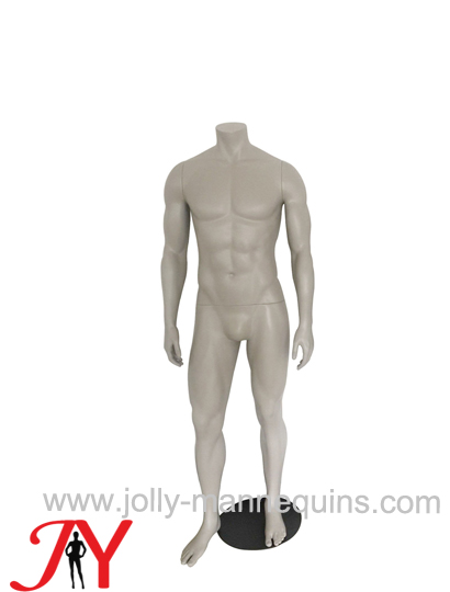 male sport athletic mannequin grey matte color-LULU-M01