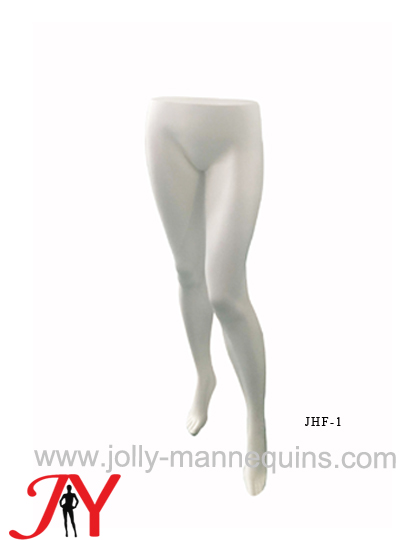 Jolly mannequins -Female mannequin Leg Form with Base/ retail display mannequin half torso body white color JHF-1