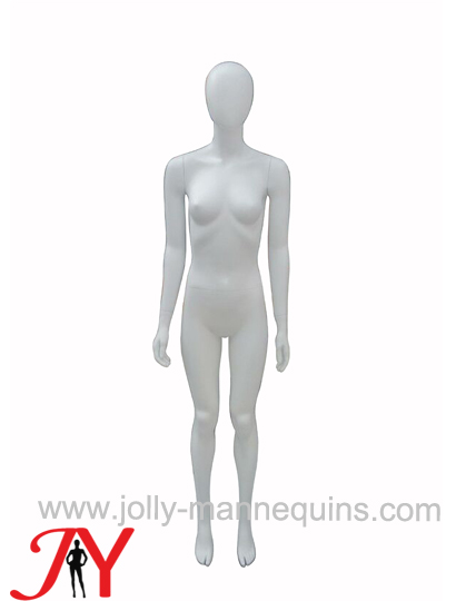 Jolly mannequins-white matte color egghead female mannequins AB-20
