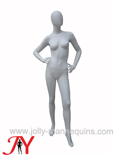Jolly mannequins-best selling white matte color egghead female mannequins LADY-1