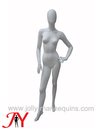 Jolly mannequins-best selling fiberglass full body standing egghead female mannequins AD-18