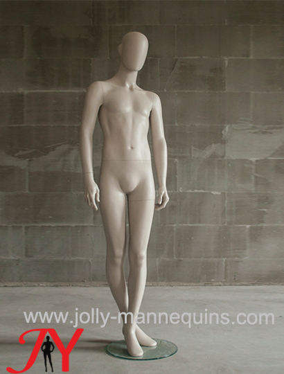 Jolly mannequins-Luxury abstract head standing male mannequin -Bieber104