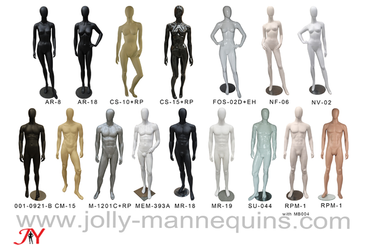 Jolly mannequins-站立蛋头人体模特系列