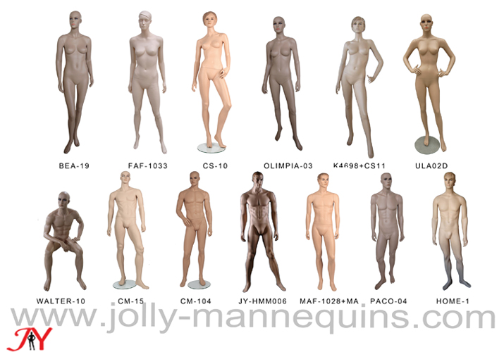 Jolly mannequins-肤色逼真的化妆人体模特系列