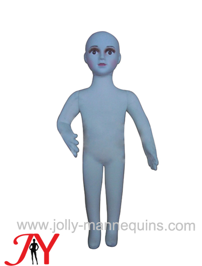 Jolly mannequins-full body flexible makeup child soft mannequins JY-CSR01