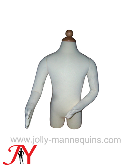 Jolly mannequins-Headless soft kids mannequin, torso children mannequin covered with fabric JY-CSM01