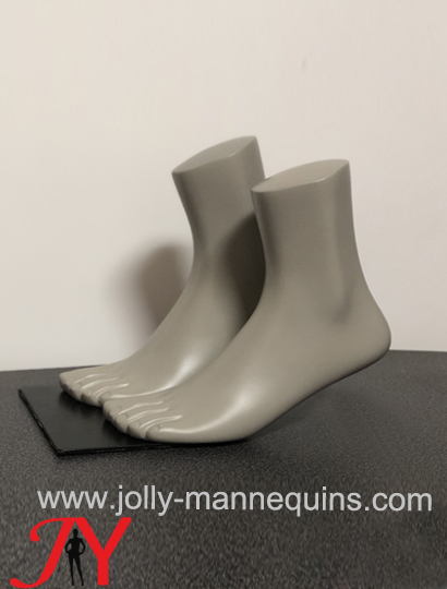 Jolly mannequins-new design socks display female mannequin foot form display with magnets inside 23cm MFF-1