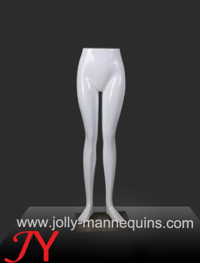 Jolly mannequins- white glossy female mannequin leg form straight legs 110cm  DLF-1