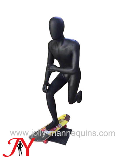 Jolly mannequins-Hot sale skating board egghead male sport mannequin for sale JY-0041