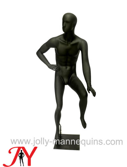 Jolly mannequins-black color abstract riding bike mannequin female bicycle action mannequin JY-0033