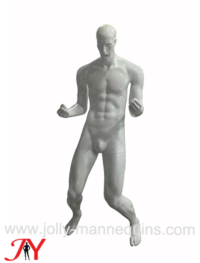 Jolly mannequins-Sport athletic male mannequin cheering pose JY-0184