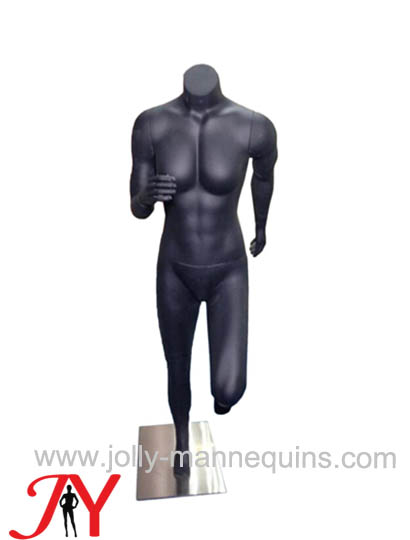 Jolly mannequins-athletic strong headless running female mannequin JY-0019
