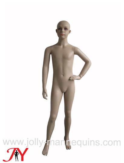 Jolly mannequins-skin color realistic children mannequins with makeup face PZ-5+RH