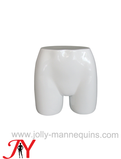 Jolly mannequins white glossy color half body torso leg mannequins HT-0771