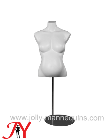 Jolly mannequins white glossy female headless torso mannequin JY-W5