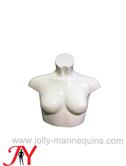 Jolly mannequins fiberglass high quality white color torso female mannequin JY-V0770