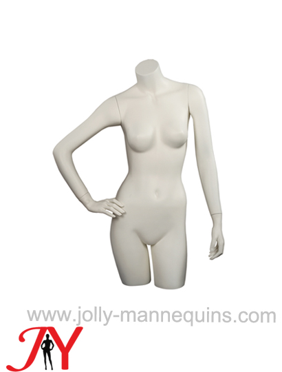 Jolly mannequins white matt color headless torso female mannequin JY-C6