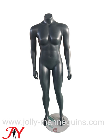 Jolly mannequins big size muscle athletic fitness female mannequin Jackie-2