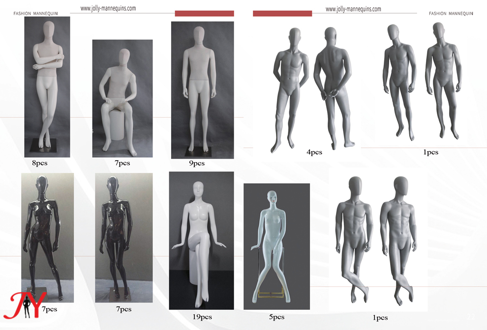 ready for shipment mannequins on March 11, 2020