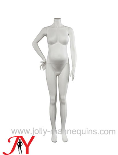 Jolly mannequins headless white color female mannequin JY-FP1