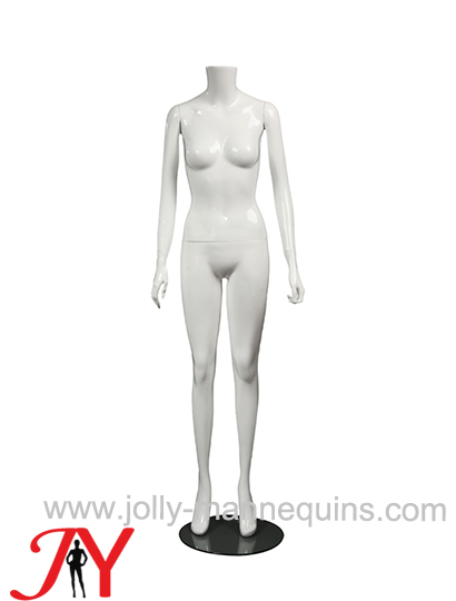  Jolly mannequins white glossy color  headless female mannequins JY-CTT1