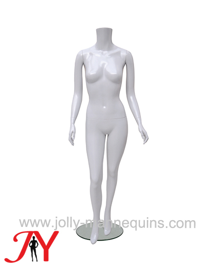 Jolly mannequins white glossy color  headless female mannequins JY-CTT2