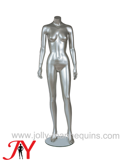 Jolly mannequins silver color female standing mannequin JY-HLLS