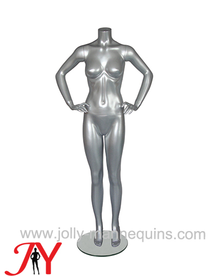 Jolly mannequins silver color female standing mannequin JY-HBF5C