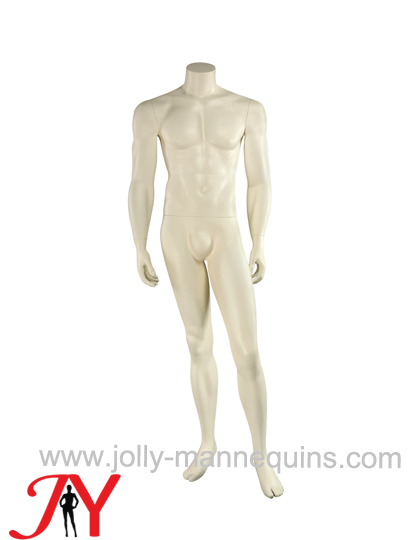 Jolly mannequins headless male mannequin white color mannequins JY-800