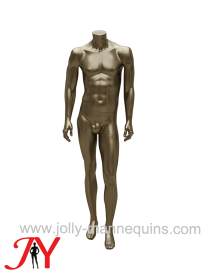 Jolly mannequins headless brown color male mannequin JY-SU046L
