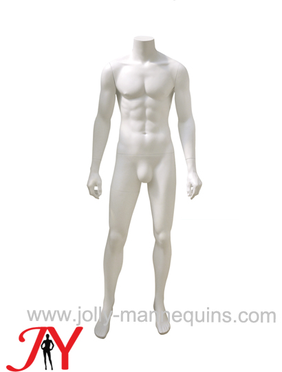 Jolly mannequins headless white color male mannequin JY-HTM8HL