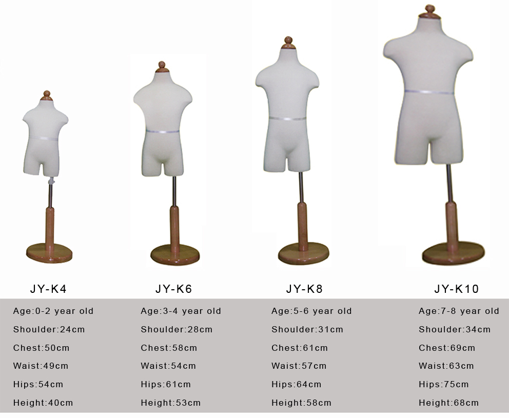 Jolly mannequinsbaby 23 year old soft foam mannequin dress form with